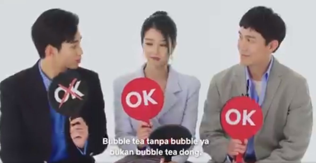 Tanggapan pemain It's Okay to Not be Okay tentang Bubble Tea