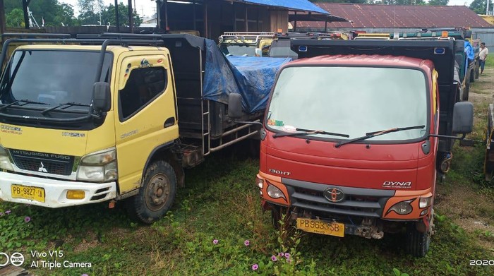 8 truk pengangkut kayu ilegal diamankan di Sorong.