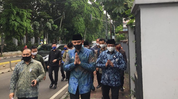 AHY bertandang ke MUI (Foto: Tiara Aliya/detikcom)