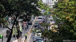 Aksi Pemotor Terobos Flyover Daan Mogot