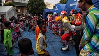 Trauma healing yang dirasakan anak-anak seakan langsung memudar.