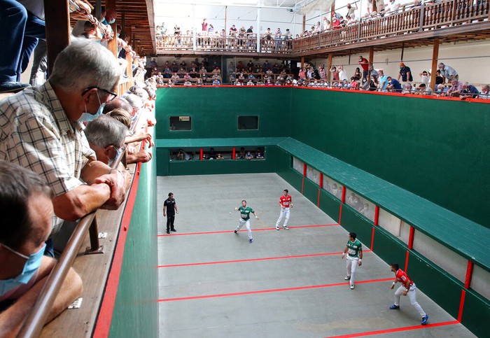 French Basque ball players or 