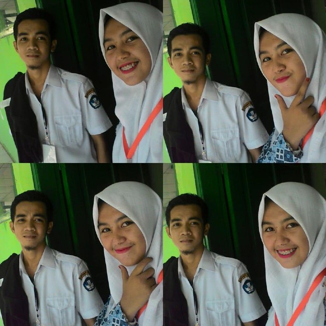 Namanya JAMAL, S.Pd. 2014 Dia masuk jadi guru honorer di SMA saya. Saya ngefans banget sama dia karena menurutku dia mirip salah satu artis Indo idolaku, apalagi dia guru baru kan auto klepek-klepek. Bukan hanya saya sih yang ngefans, hampir semua siswi di SMA saya ngefans. Lihat dong auranya. Tapi sayangnya dia gak ngajar di kelas saya, saya kelas 3 dan dia mengajar kelas 1 dan 2. Saking ngefansnya gua rela foto bareng dari belakang karena tidak berani ajakin foto.. malu, tulis @besseayuwk di TikTok yang sudah ia unggal pada (1/6/2020). Foto: Dok. Pribadi Ayu