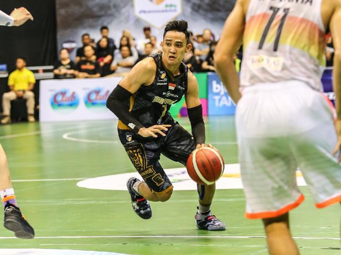 Dimas Tarigan Pemain Bima Perkasa, Dimas Tarigan, di IBL 2020.