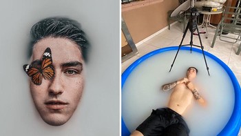 Rupanya adalah kreativitas tanpa batas dengan cara sederhana yang Omahi lakukan dalam karya membuat fotonya. Foto: Instagram/omahi_