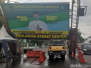 Tak Ada Rambu Ketinggian Sebelum Gapura yang Ambruk di Kota Madiun, Kenapa?