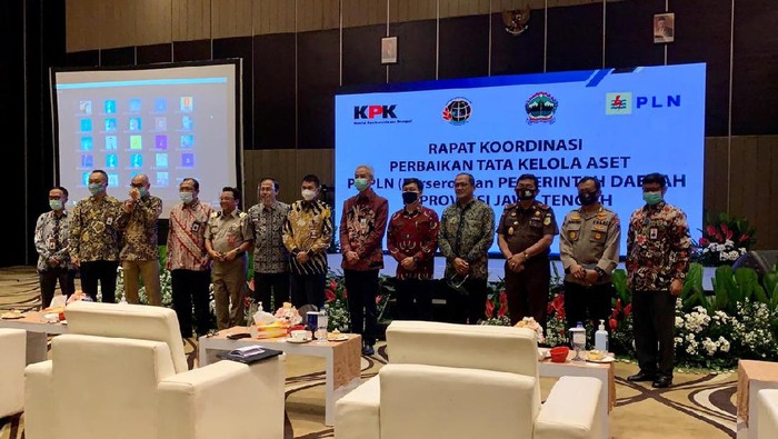 KPK melakukan rapat koordinasi pengelolaan aset daerah dan BUMN bersama Pemprov Jawa Tengah.
