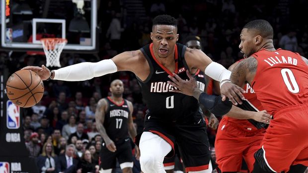 Russell Westbrook. AP/Steve Dykes