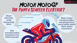 Kenapa Motor MotoGP Tak Pakai Starter Elektrik?