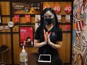 Hadapi New Normal, Tri Optimalkan Protokol Kesehatan di Semua 3Store