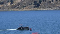 Danau Piru berada di Taman Nasional Los Prades bersebalahan dengan saspe Condor Sanctuary. Kawasan itu bisa ditempuh dengan perjalanan tak sampai satu jam dari Los Angeles.  (AFP/FREDERIC J. BROWN)