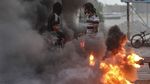 Aksi Ban Bakar Warnai Protes Kasus Korupsi di Irak