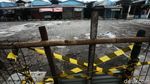 Ditutup Gegara Corona, Pasar Cempaka Putih Sunyi Sepi