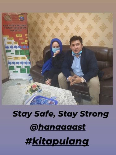hana hanifah diperbolehkan pulang
