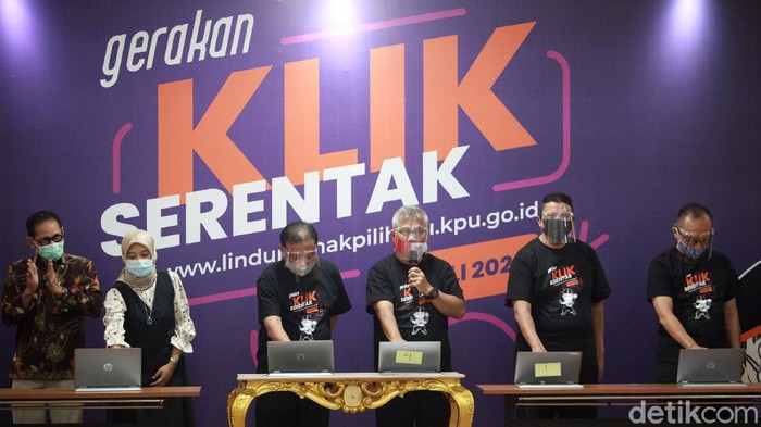 KPU Luncurkan Gerakan Klik Serentak KPU meluncurkan Gerakan Klik Serentak. Acara ini menandai permulaan kegiatan pencocokan dan penelitian (Coklit) daftar pemilih sementara (DPS) Pilkada serentak 2020.