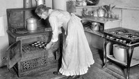  Sementara itu di tahun 1916 inovasi dapur mulai berkembang dengan cepat. Orang-orang mulai beralih dari kompor tradisional, jadi menggunakan kompor gas. Foto: Archive Project/Veterans United