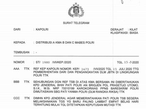 Jenderal Pembuat Surat Jalan Djoko Tjandra Diisolasi di Provos 14 Hari