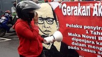 Dalam Aksi yang digelar GAI tersebut, tentunya kembali menuntut pihak yang berwenang meminta agar Novel Baswedan segera diproses hukum. Desakan tersebut merupakan buntut dari kasus pembunuhan dan penganiayaan yang dilakukan oleh Novel Baswedan pada saat menjabat sebagai Kasat Reskrim Polres Bekulu tahun 2004 silam. Foto: dok. GAI