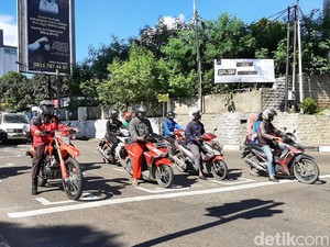 Ada Markah Atur Jarak Pengendara, Dishub Palembang: Cegah Penularan Corona