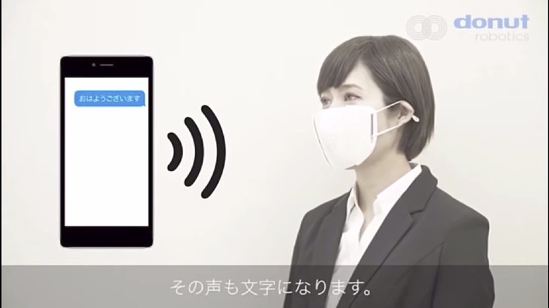 Jepang Bikin Masker Canggih, Bisa Terjemahkan Ucapan ke 8 Bahasa