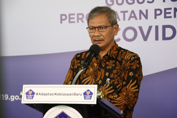 Juru bicara pemerintah untuk penanganan COVID-19, Achmad Yurianto (dok. BNPB)
