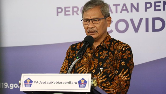 Juru bicara pemerintah untuk penanganan COVID-19, Achmad Yurianto (dok. BNPB)