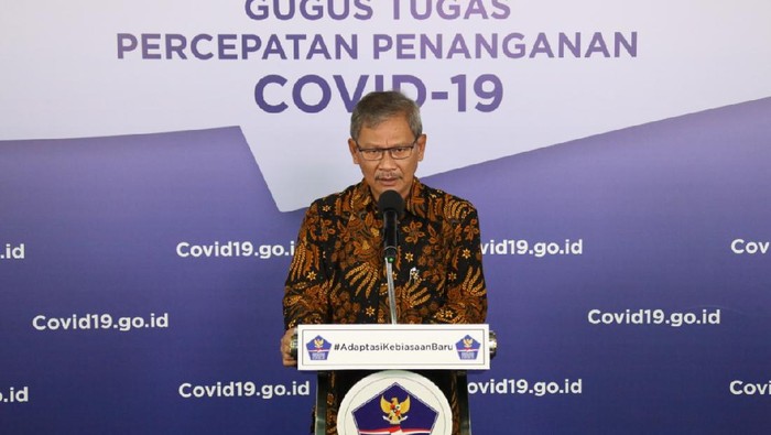 Juru bicara pemerintah untuk penanganan COVID-19, Achmad Yurianto (dok. BNPB)