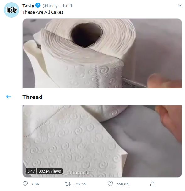 Realistic Cake Jadi Meme di Twitter