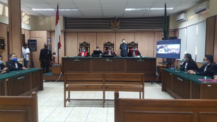 Sidang vonis 2 terdakwa penyerang Novel Baswedan di PN Jakarta Utara, Kamis (16/7/2020).