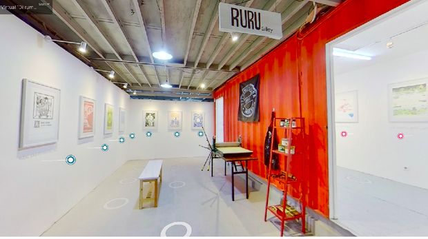Pameran seni virtual di Gudskul Ekosistem