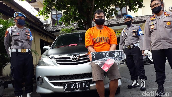 Pencuri spesialis rumah sakit yang diamankan Polresta Yogyakarta, Kamis (16/7/2020).