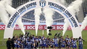 Porto Rayakan Gelar Juara Liga Portugal 2020