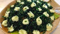 Ini menu Pongwaree Teelakham, yaitu hidangan ikan goreng disajikan dengan mayonnaise lembut. Rasanya gurih dan asam segar. Foto: Instagram/ Dok. Poj Spa kar
