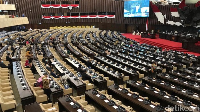 Ruang rapat paripurna DPR (Rolando/detikcom)
