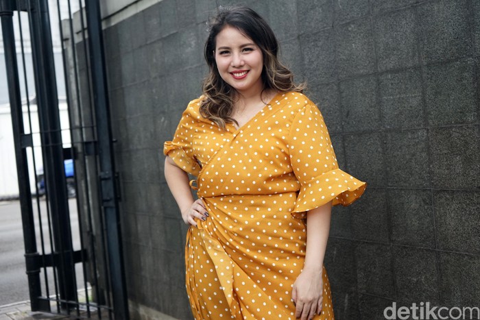 Tya Ariestya saat ditemui di kawasan Trans TV.
