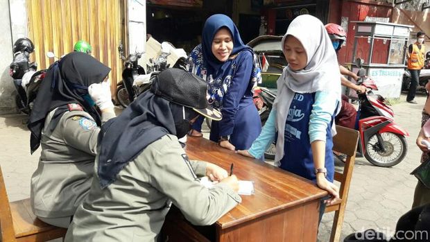 Warga yang terciduk razia tak bermasker di Purworejo