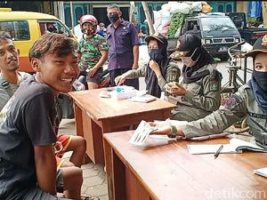 Terciduk Tak Bermasker, Puluhan Warga Purworejo Didenda Rp 10 Ribu
