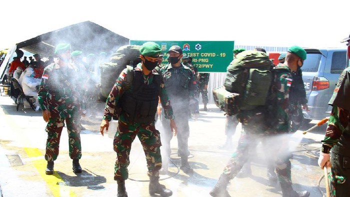 900 Personel Satgas Pamtas RI-PNG Tiba di Jayapura