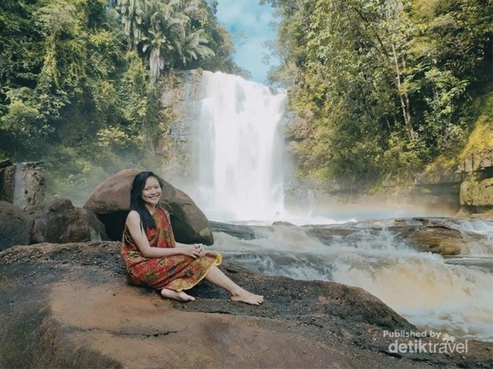 Air terjun Bumbun di Uut Murung, Murung Raya, Kalimantan Tengah