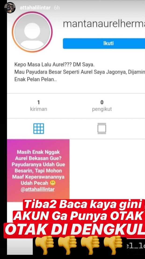 Instagram Stories Atta Halilintar