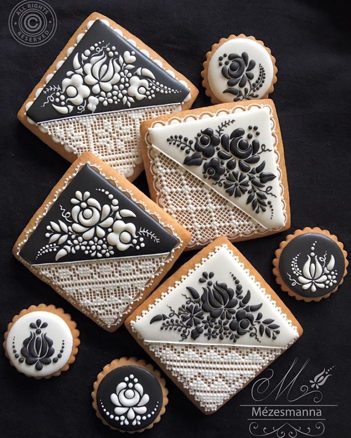 Cookie jahe bermotif cantik