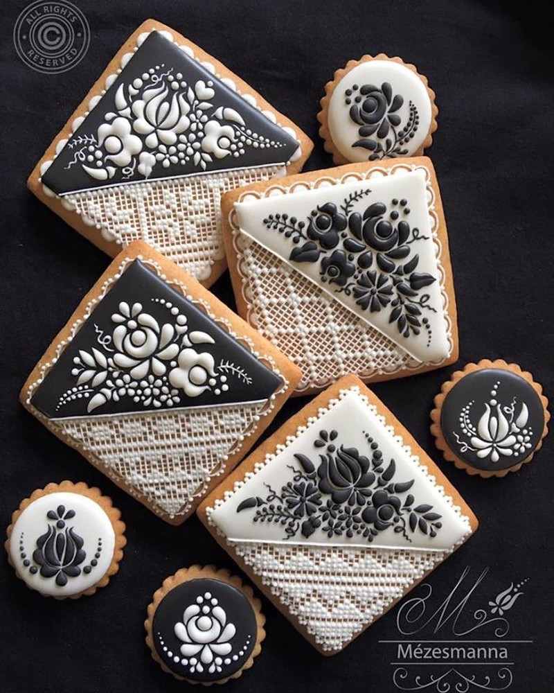 Cookie jahe bermotif cantik