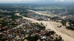 Foto Udara Dahsyatnya Banjir Bandang yang Terjang Luwu Utara