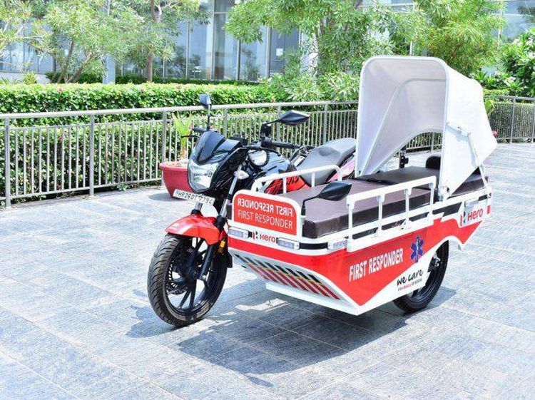 Keren! Ada Motor Khusus untuk Bantu Pasien Corona Lho