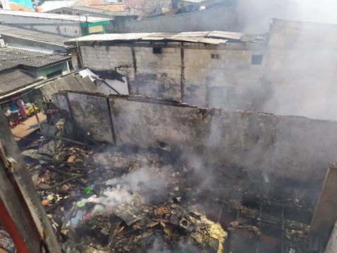 Kebakaran di Paseban Jakpus (Foto: Luqman/detikcom)