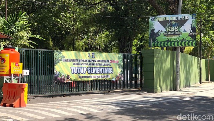 Kebun Binatang Surabaya (KBS) memperpanjang masa penutupan. Penutupan sementara diperpanjang mulai 17-26 Juli 2020.