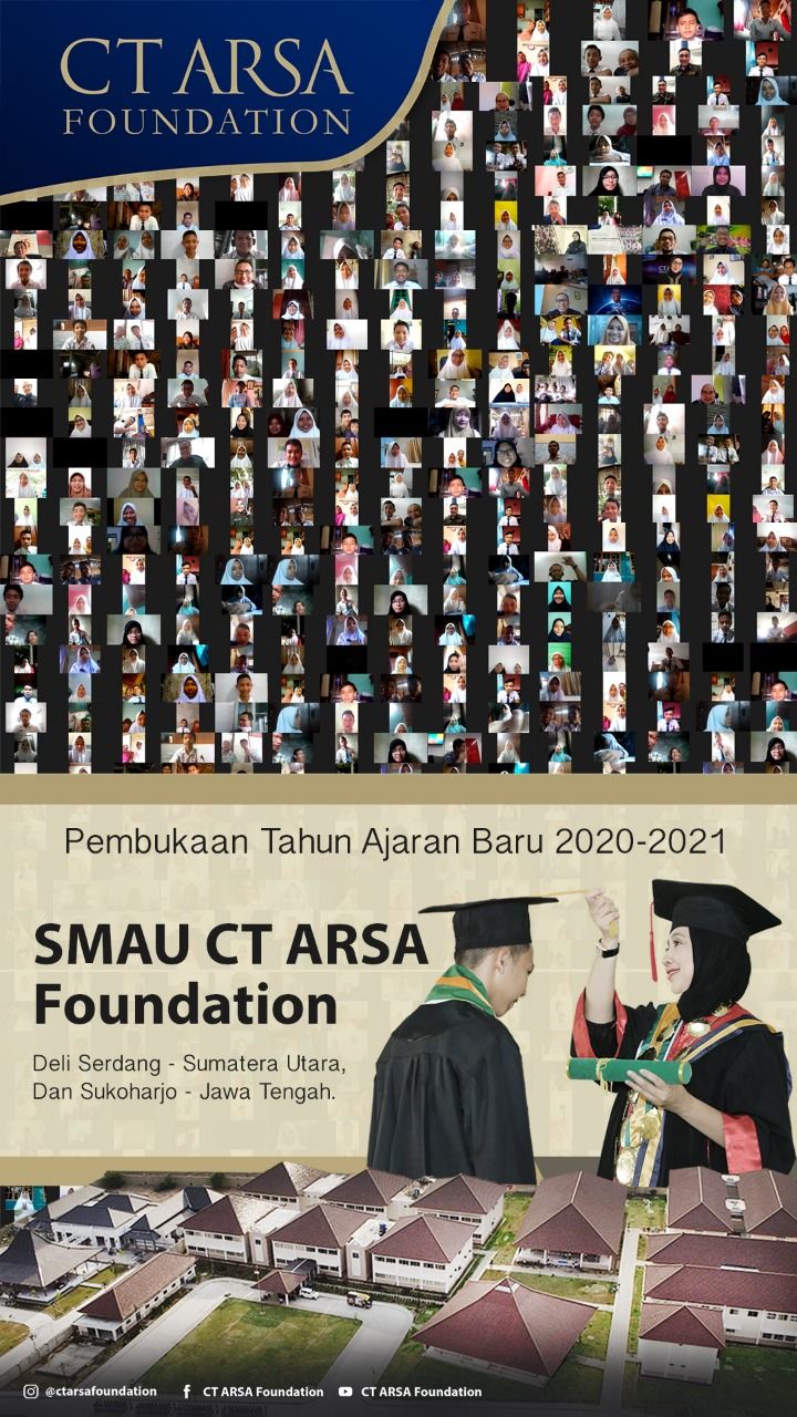 Kumpulan foto acara pembukaan tahun ajaran baru secara online dan proses wisuda tahun 2019 sebelum pandemi