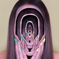 Apa pendapat kamu setelah melihat karya-karya Mimi? Takut, pusing, atau terkesan? Foto: Instagram @mimles