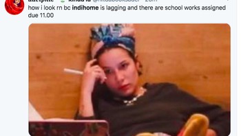 Penguna yang bingung karena harus segera sekolah online di masa pandemi. Foto: istimewa