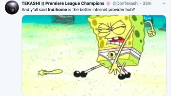 Karena mati, pengguna ini mempertanyakan apa benar IndiHome penyedia layanan internet terbaik. Foto: istimewa